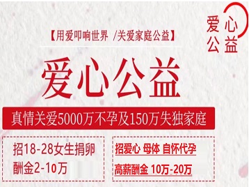 前郭尔罗斯捐卵助孕生子 爱心志愿者招募
